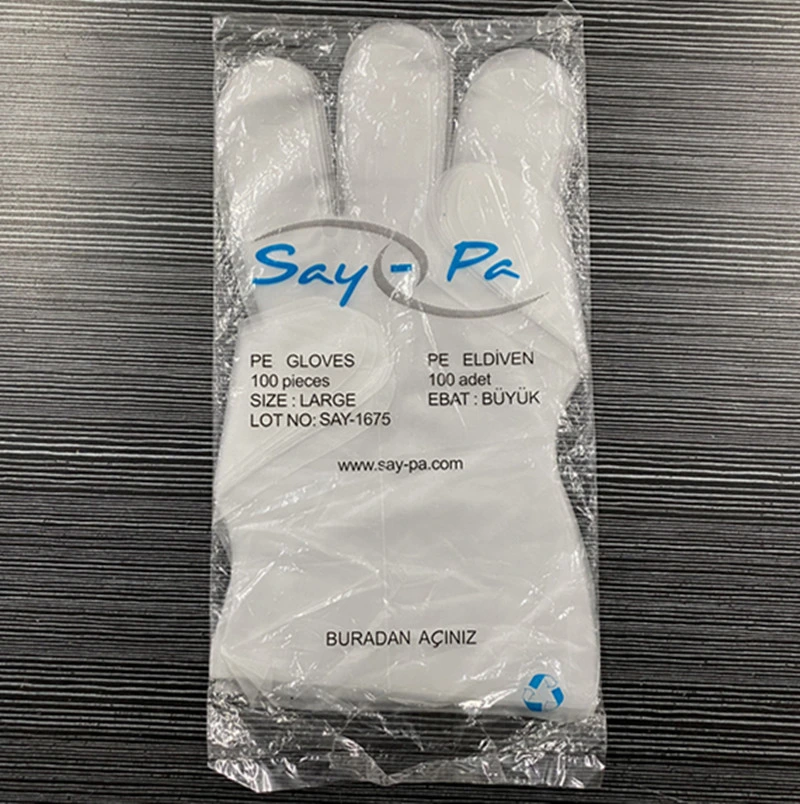 Plastic/Polyethylene/Poly/CPE/HDPE/LDPE/PE Disposable Gloves