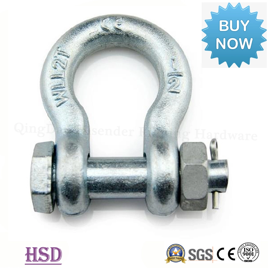 Rigging Hardware Electric Galv. Carbon Steel Chain Fitting Shackle