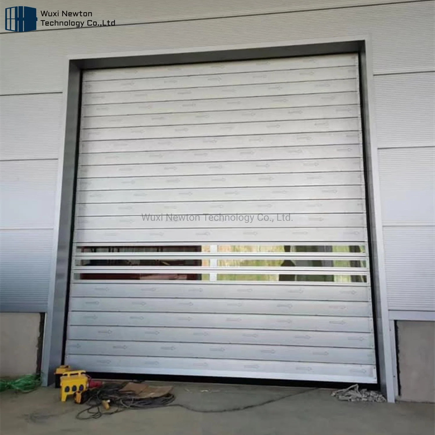 Customized 44mm Secure Aluminum Alloy Hot Spiral High Speed Door