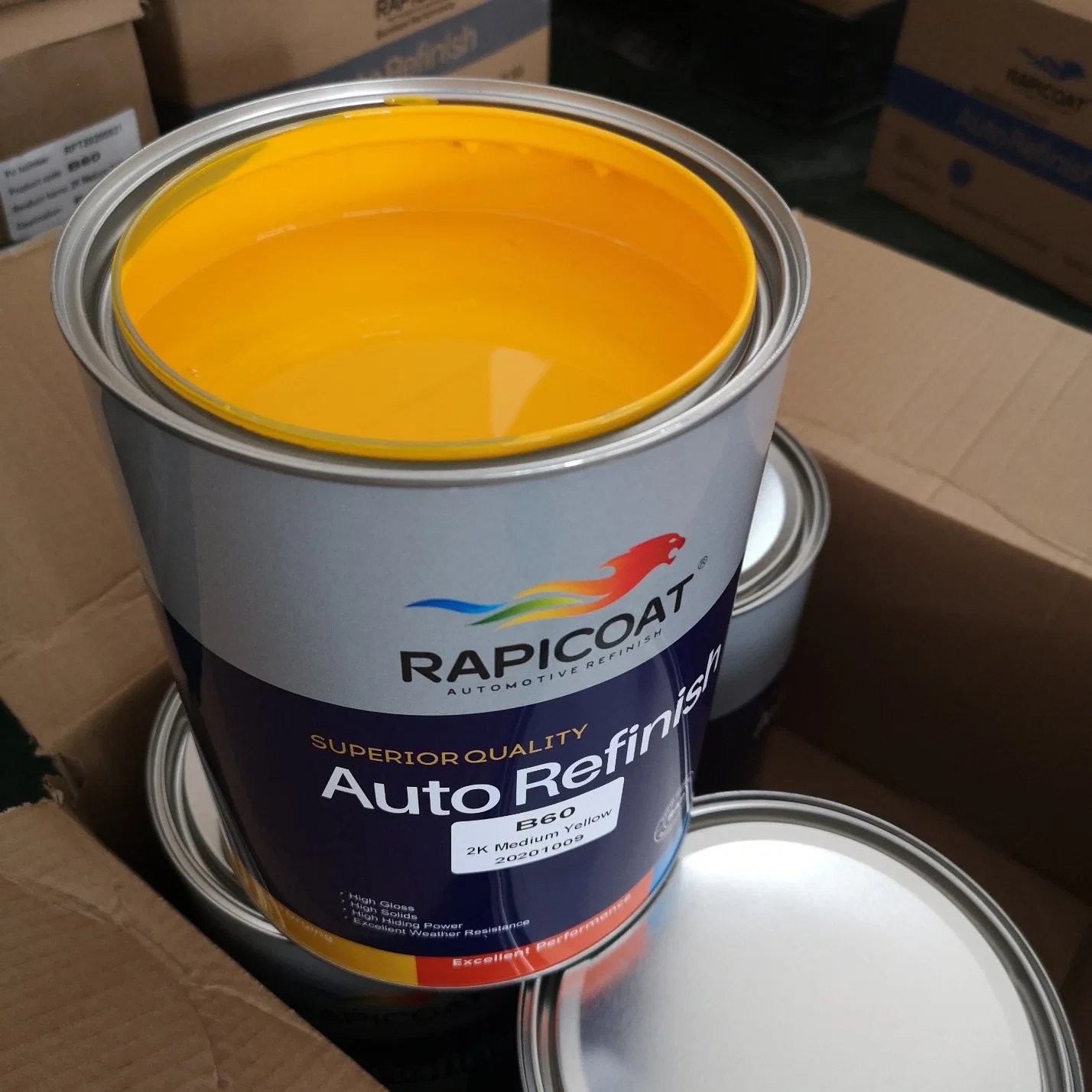 Factory Supplier Rapicoat 2K High Gloss Excellent Performance Vehicle Refinish Paint Automotive Paint Industrial Paint