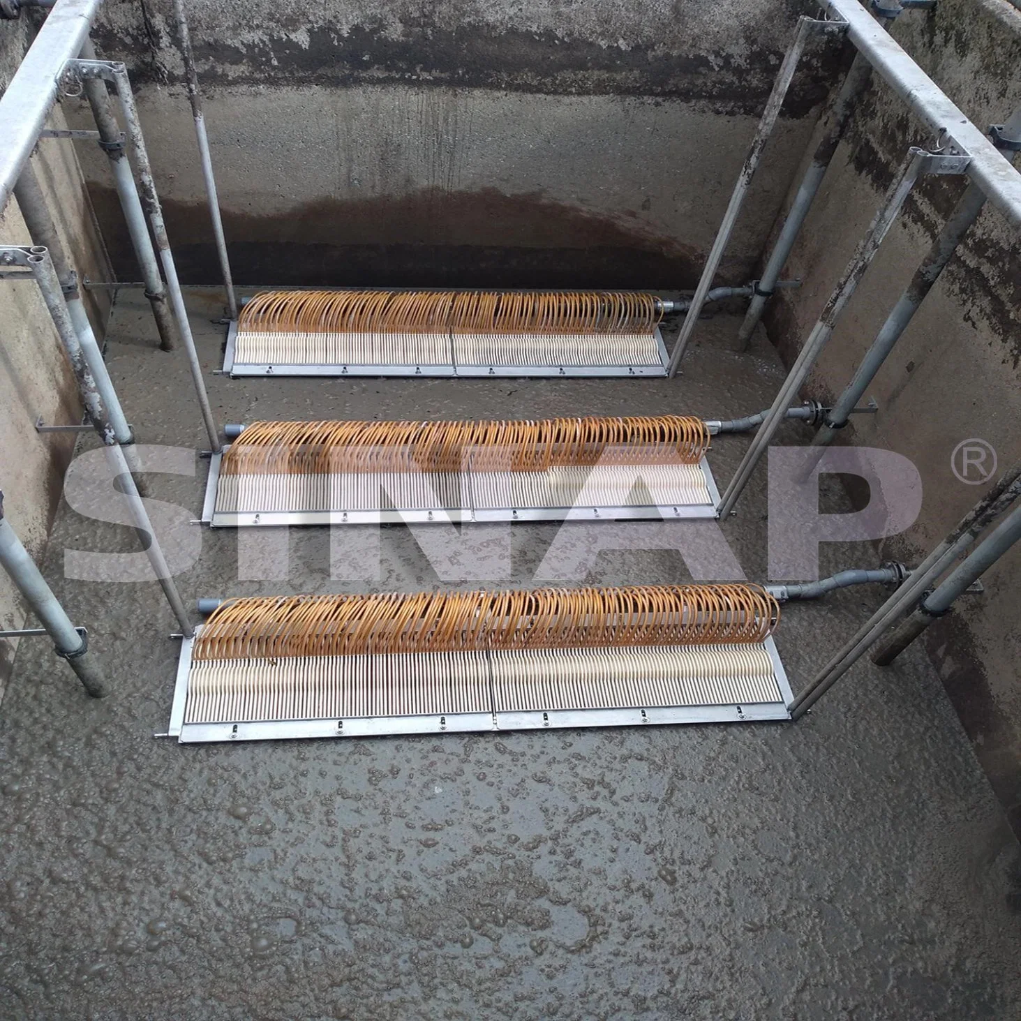 Miner Membrane Wasterwater traiter feuille plate