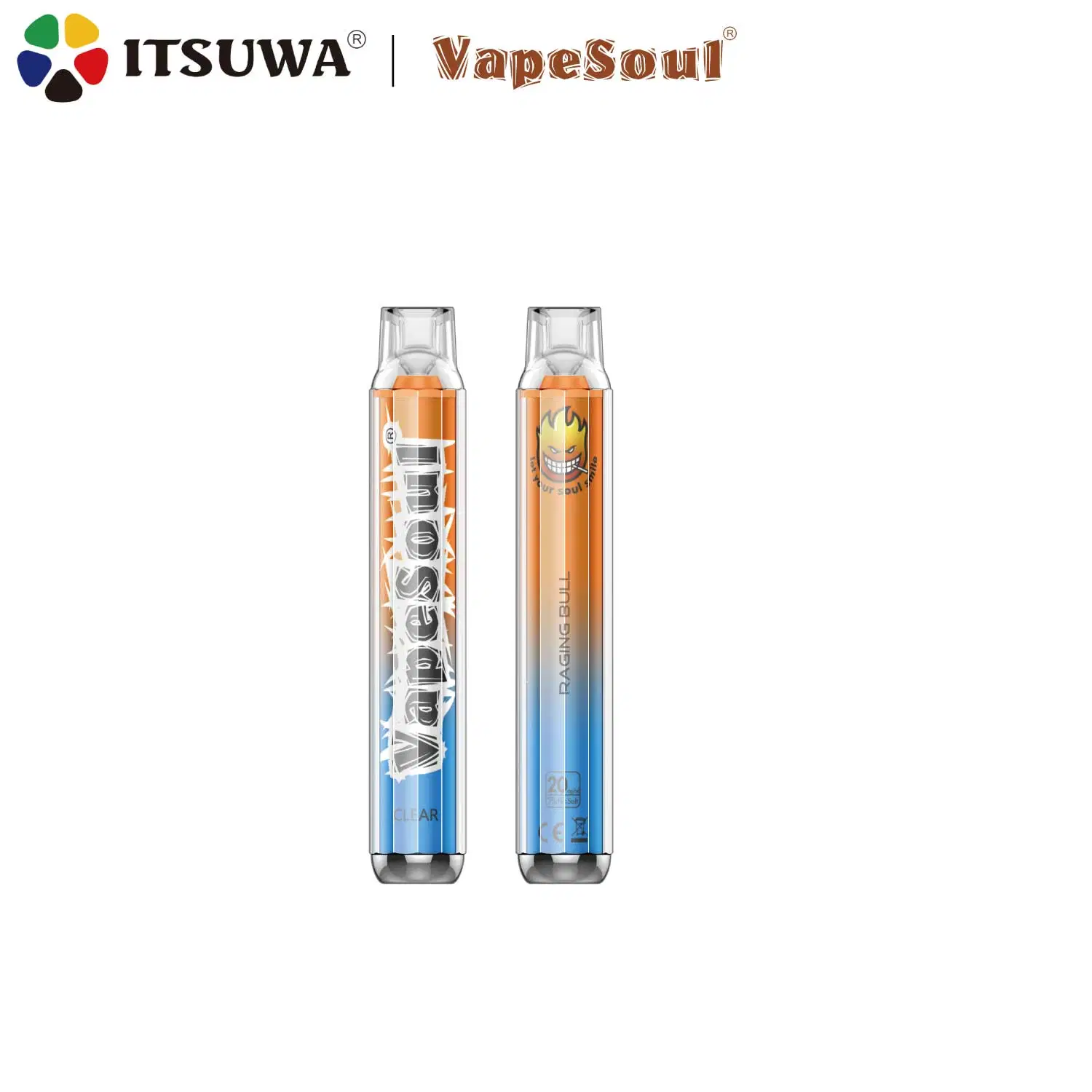 Vapesoul Clear 800 Puffs Tpd Disposable/Chargeable Vaporizer Cigarette Vapor OEM Vape Device