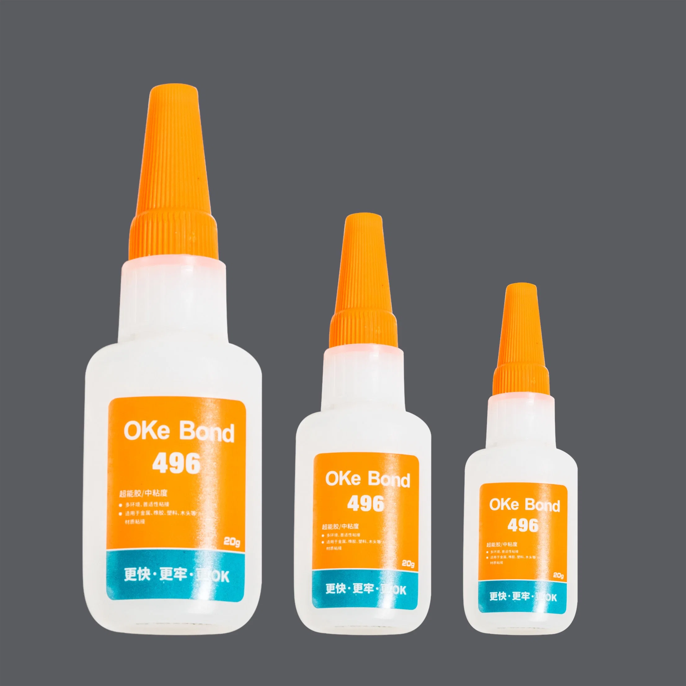 Bonos fuertes pegamento de alto rendimiento de alto rendimiento Cyanoacrylate Super Glue