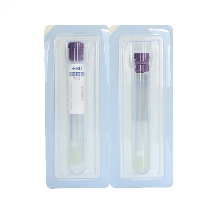 High Efficacy Transmissible Infections PRP Tubes with Gel and Anticoagulant