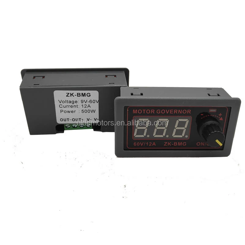 Low Price 12V 24V 5A DC Motor Controller 12V DC Motor Speed Controller Digital Display Duty Ratio Frequency LED Dimming