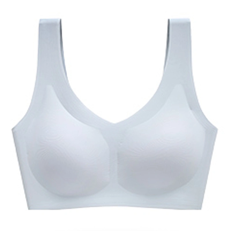 Soutien-gorge classique à motif nuages pour femmes, dos, sans traces Soutien-gorge sans armatures, léger et respirant