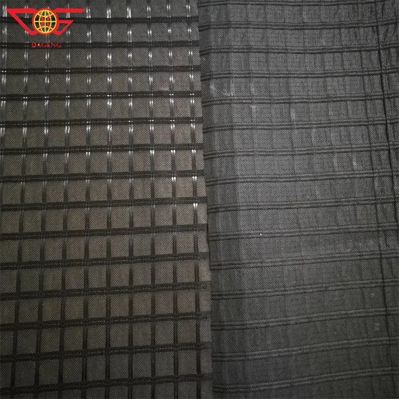 Fiberglass Geogrid Combined Non Woven Geotextile Geocomposite for Asphalt Reinforcement