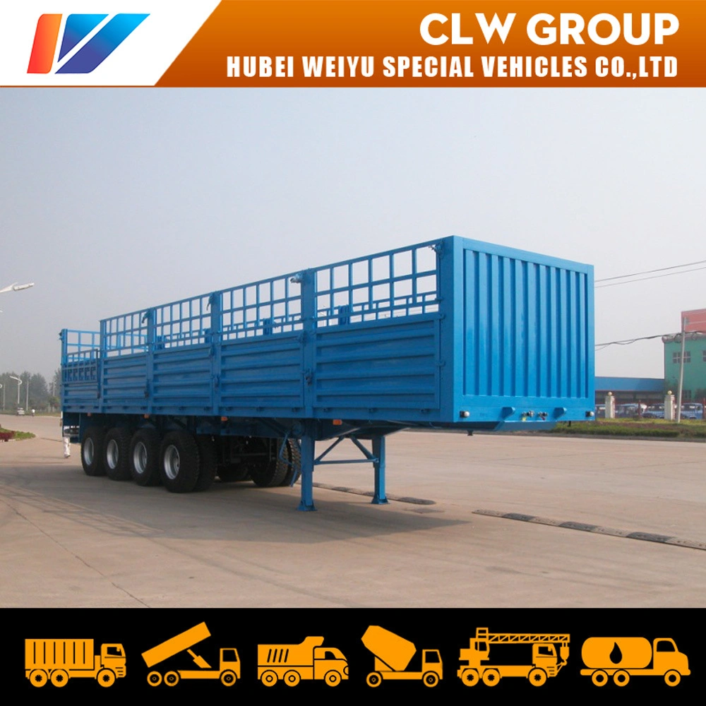 Hot Sale Heavy Duty Bulk Cargo Transport Trailers Big Volume Cattle Livestock Transportation Trailer