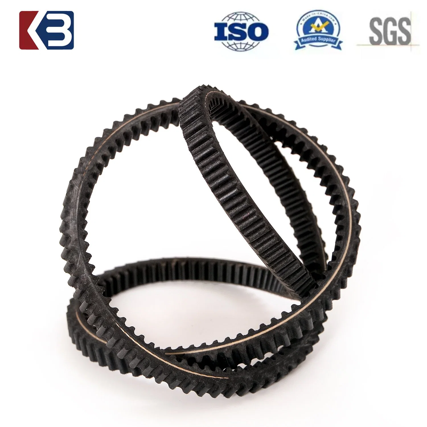 Custom-Made Ring Automobile Brubber Tooth Belt Transmission Belt