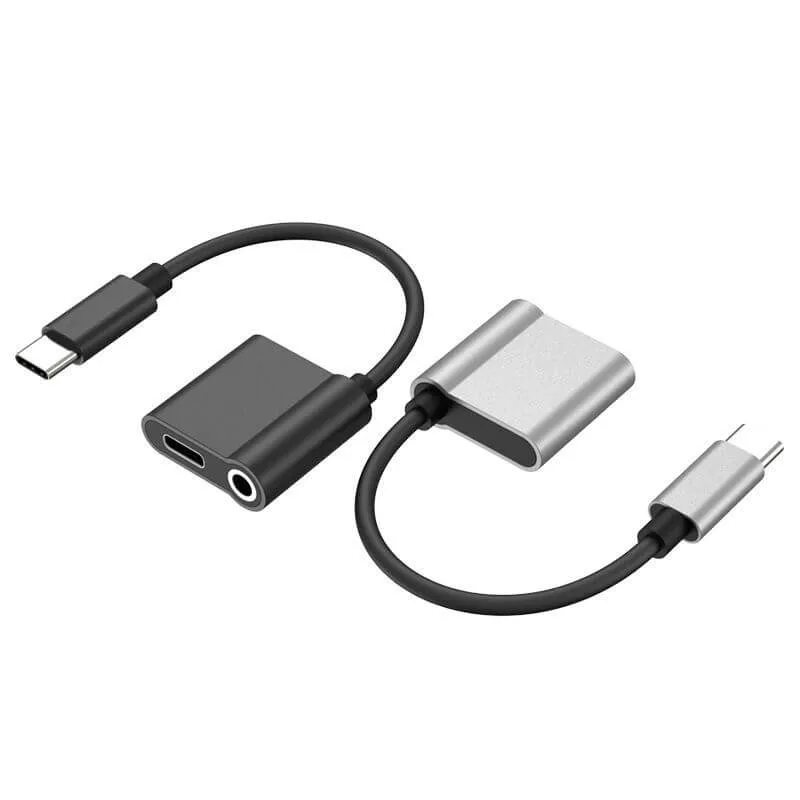 Audio Setup with The Type-C to 3.5mm Headphone Audio Pd Charging Converter