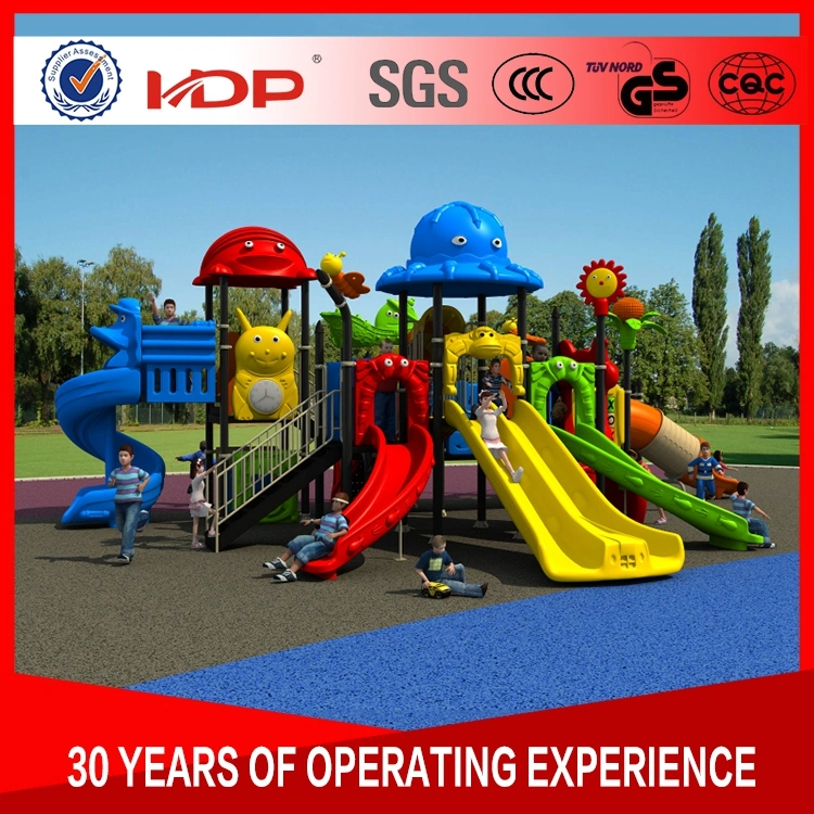 Kids Plastic Composite Outdoor Playground Equipment Slide Material