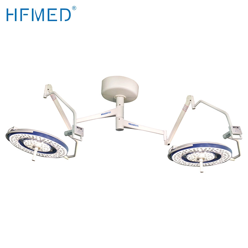Heißer Verkauf Doppelkopf Veterinär Operationslampe (YD02-LED3+4)