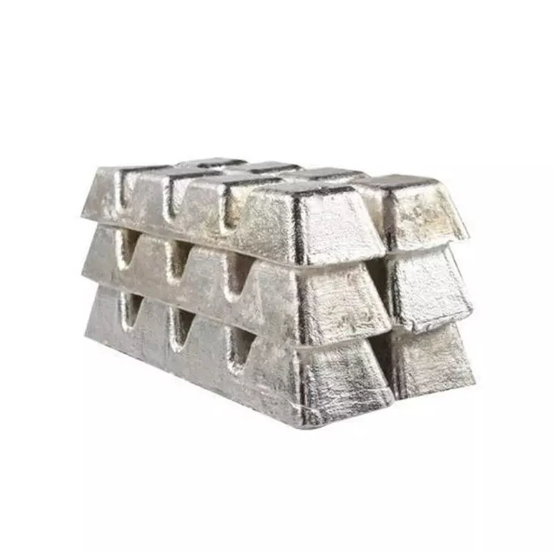 Le métal pur 99.994 % de plomb de lingots d'alliage de zinc aluminium lingot lingot d'étain avec des prix bon marché de gros lingots d'étain avec une haute qualité