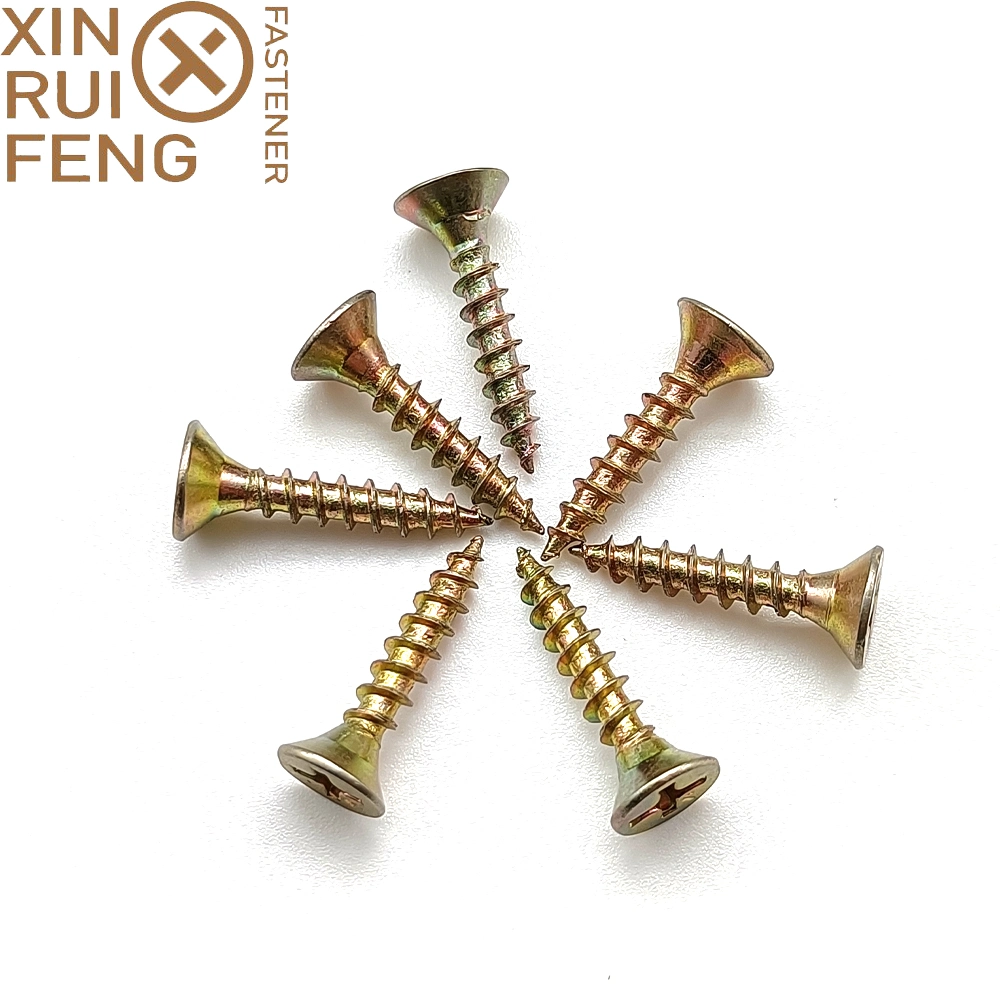 DDP American USA USD2.45/Kg Xinruifeng Fastener Fiberboard Tapping MDF Wood Chipboard Screws