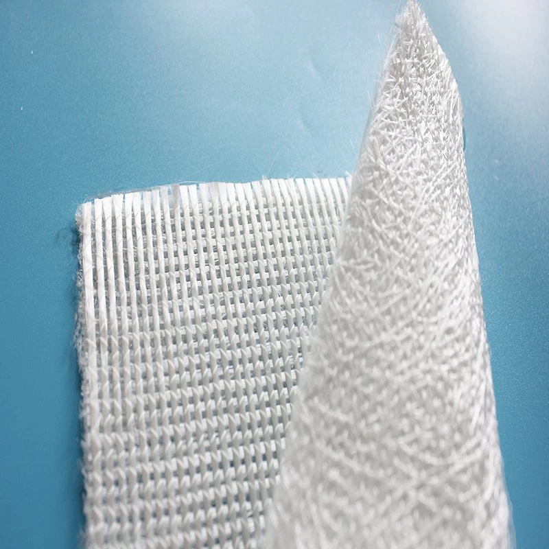 Toile de couverture en fibre de verre chimique en tissu unidirectionnel à coutures. Forme structurale Pour tuyau d'enroulement de filament de barres de tige FRP