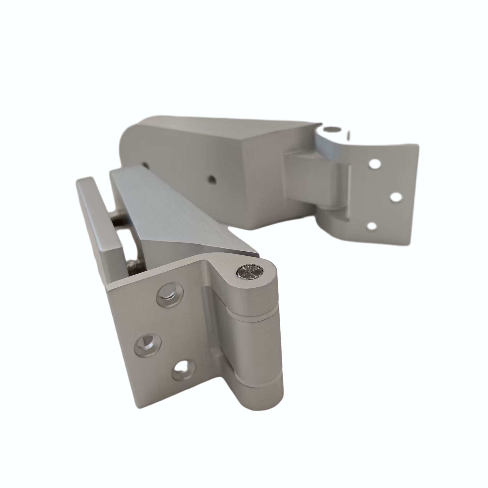 Glass to Wall Aluminum Glass Door Hinge Hardware Patch Fitting