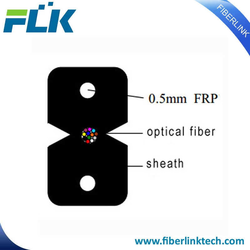 4 Cores/Fibers ABC Service FTTH Fiber Optical Drop Cable