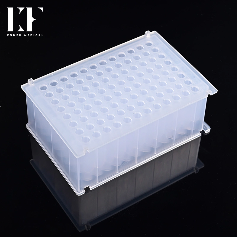 Medical Products Sterile Disposable 96 Deep Well Plate Good Chemical Compatibility