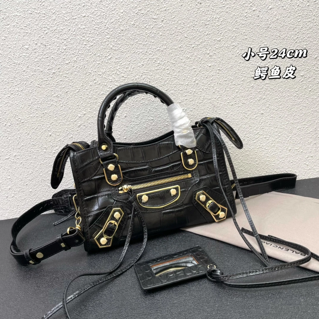 Replica Fashion Factory Purse Female Handbag Brand Designer Handbag Crocodile Motorcycle Bag