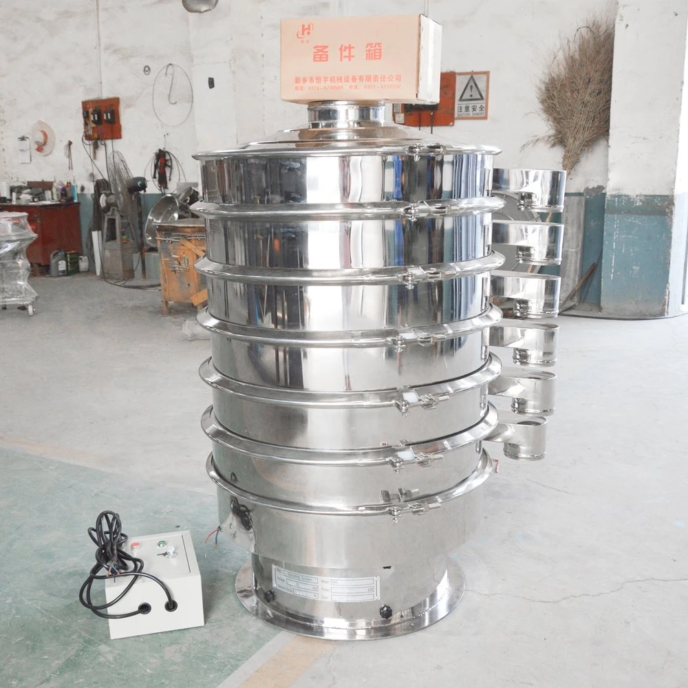 Industrial Food Powder Circular Sieving Vibrator Screen Machine