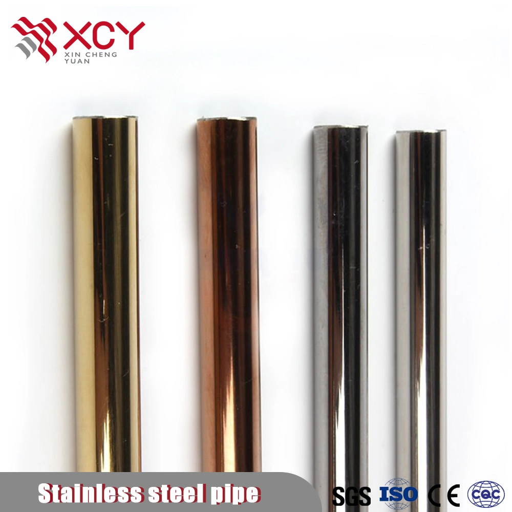 201 301 316 430 Decorative Cold Rolled Round Ss Tube Stainless Steel Color Pipe