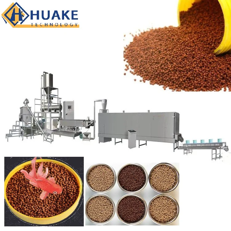 Hot Sale 150-2500kg/H Dry Dog Food Pellet Production Line Pet Food Extruder Machine Fish Feed Mill Floating Pellet Extruder Making Machine