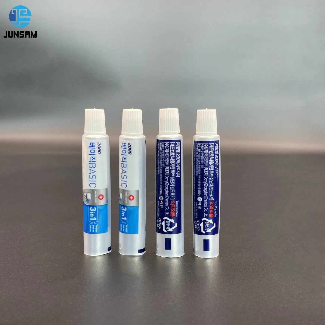 Travel-Size Laminated Toothpaste Tubes for Hotel Amenities