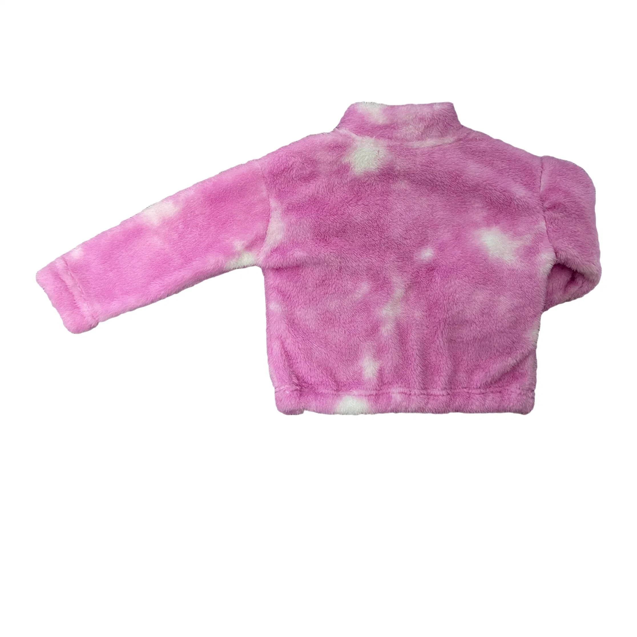 New Children's Winter Coat Coral Fleece Tie-Dyed Fur Coat Fashion Warm Coat