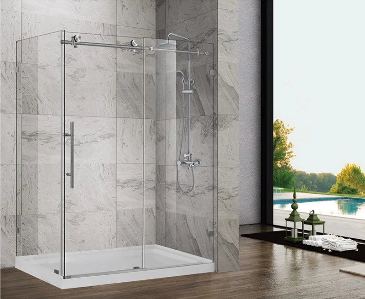 Frameless Glass Sliding Door for Shower Room