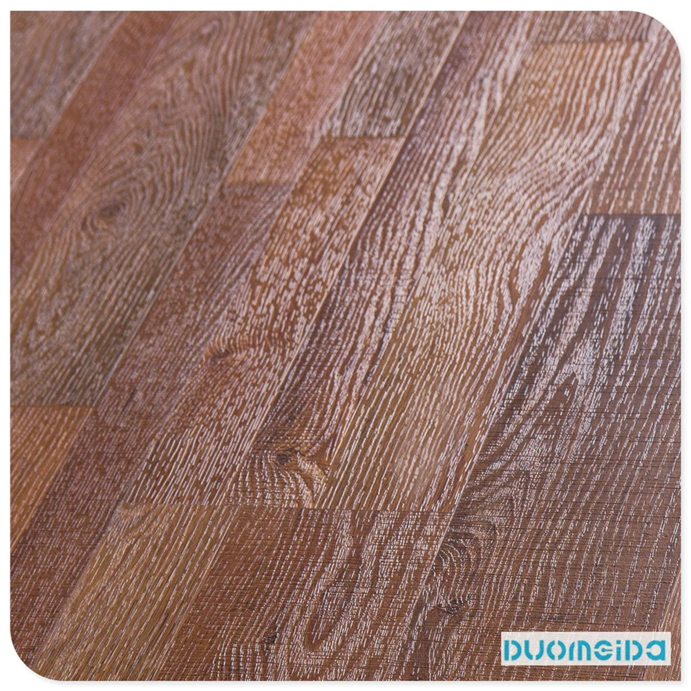 4mm 5mm 6mm El mejor precio haga clic en la textura de madera impermeable de plástico rígido compuesto de piedra de vinilo suelos básicos SPC