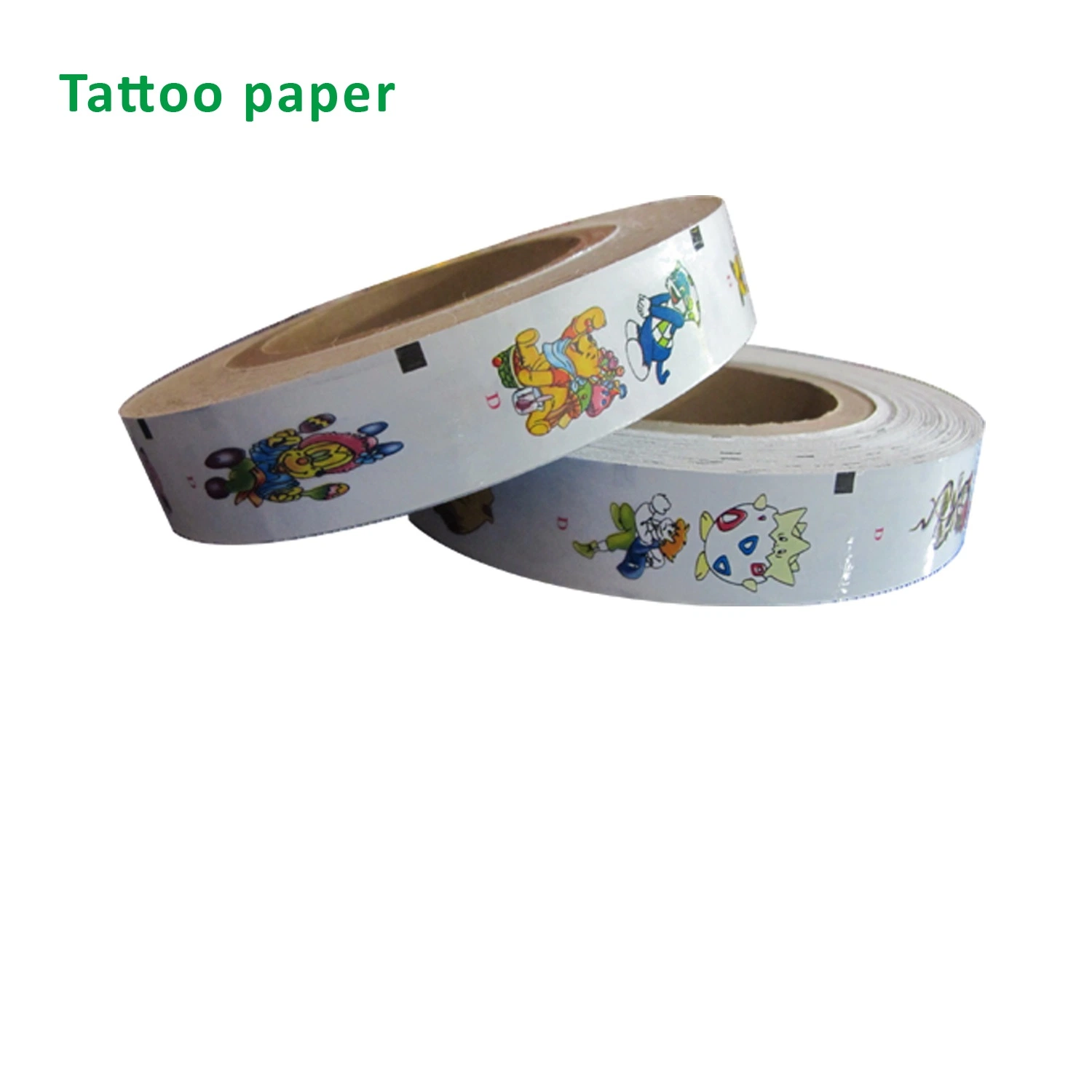 Produtos OEM personalizados tatuagem temporária autocolante de papel para Goma de bolha de embalagem interior e recreação