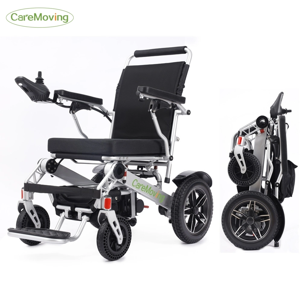 Caremoving Cm0030 Senior Handicapped Travel Lightweight Foldable Electric Wheelchair with Remote Control