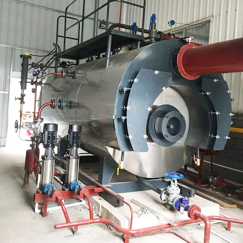 Hot Selling Fully Automatic Horizontal Industrial Three-Pass Fire Tube 1-20 Ton Natural Gas Diesel Oil Fired Steam Boiler with Corrugated Furnace