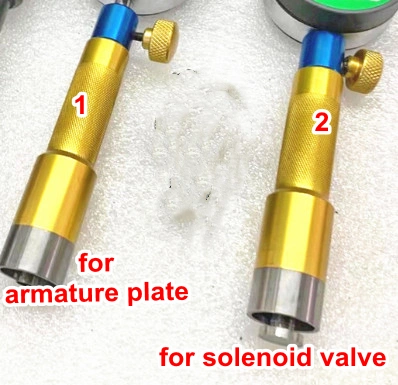 Ahe elevación de la válvula de solenoide de desplazamiento inducido la medición de asiento de la herramienta de prueba