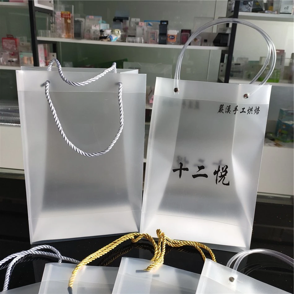 customize PP printed shopping gift promotion bag with string