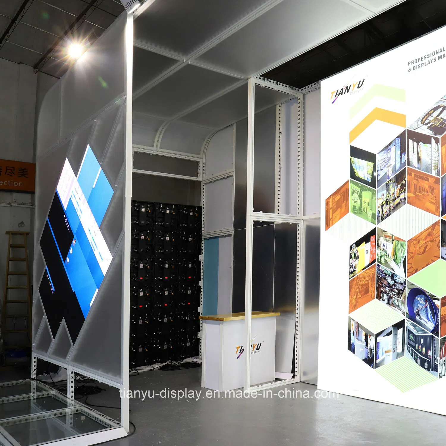 Easy Handling Display Booth Design 6X9 Size Trade Show Stand New Design Exhibition Stall