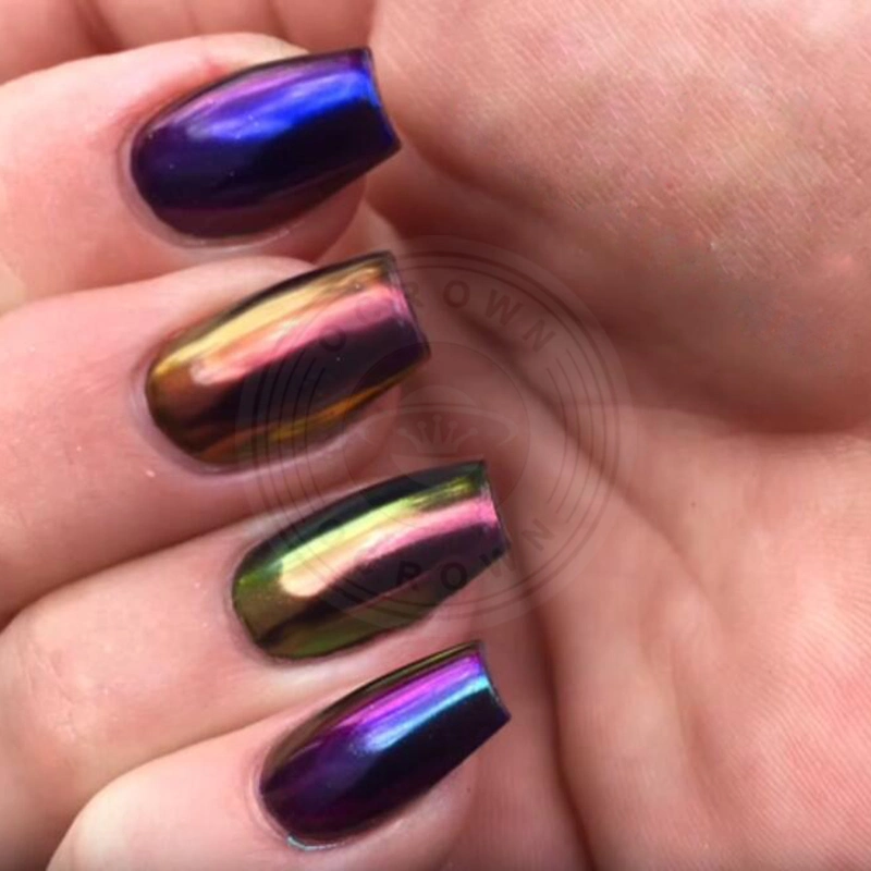 Chrome Chameleon Pearlescent Pigment Mirror Gel Polish Pigment