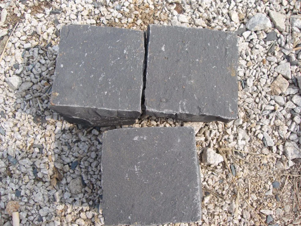 Black Porphyry Cube/Kerb/Cobble/Stone Paving for Landscaping/Parking/Driveway/Walkway