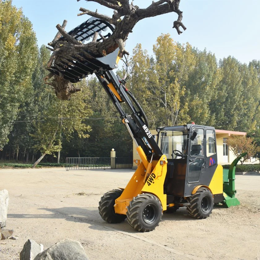 4X4 Mini equipo de Maquinaria Agrícola elevadoras de tenazas de raíz la pala para la Agricultura