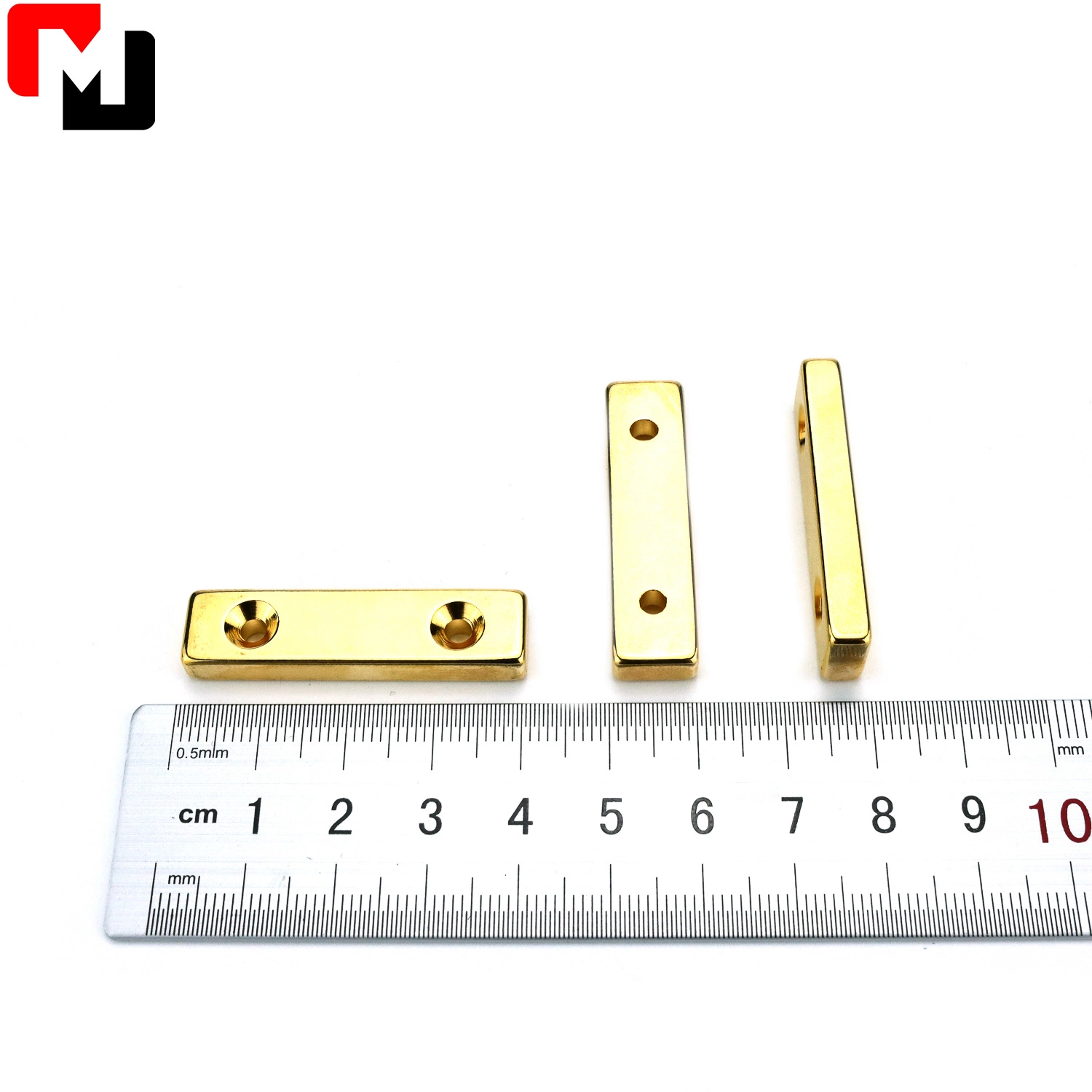 ISO9001 Hard Au Coated NdFeB Magnet N52 Brooch Generator