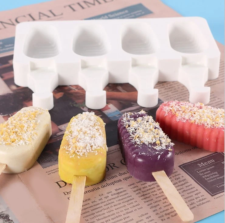 DIY Ice Cream Mold Handmade Conjoined Multi-Style Silicone Ice Cream Stick Ice Mold
