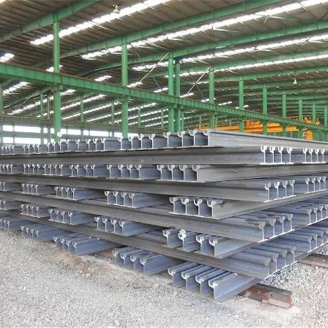 6m 8m 10m Light Railway Steel Track 5kg--30kg/M Crane Steel Rail