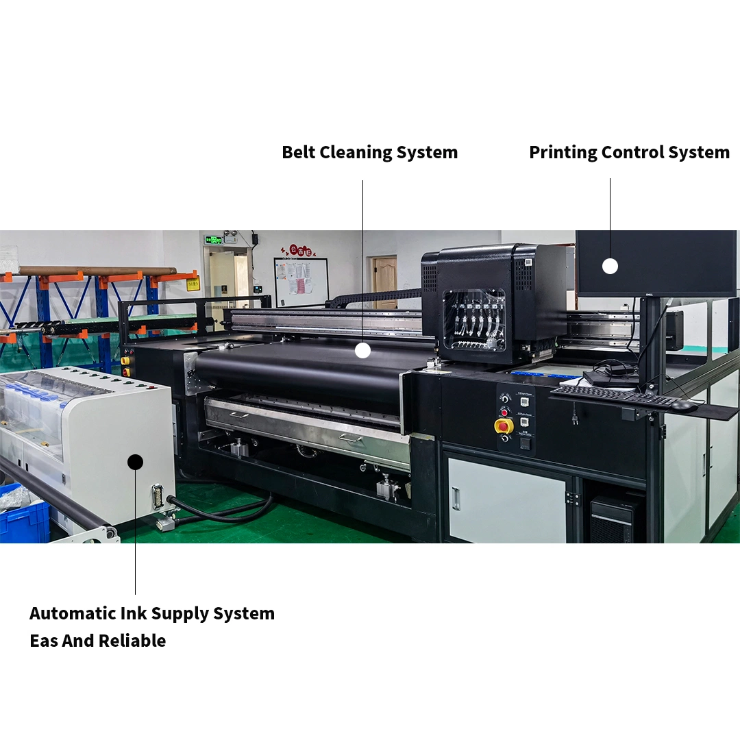 Hanleading Direct Textile Printer Digital Inkjet Printing Machine 1,8 м. Цифровой принтер для печати на хлопковой ткани