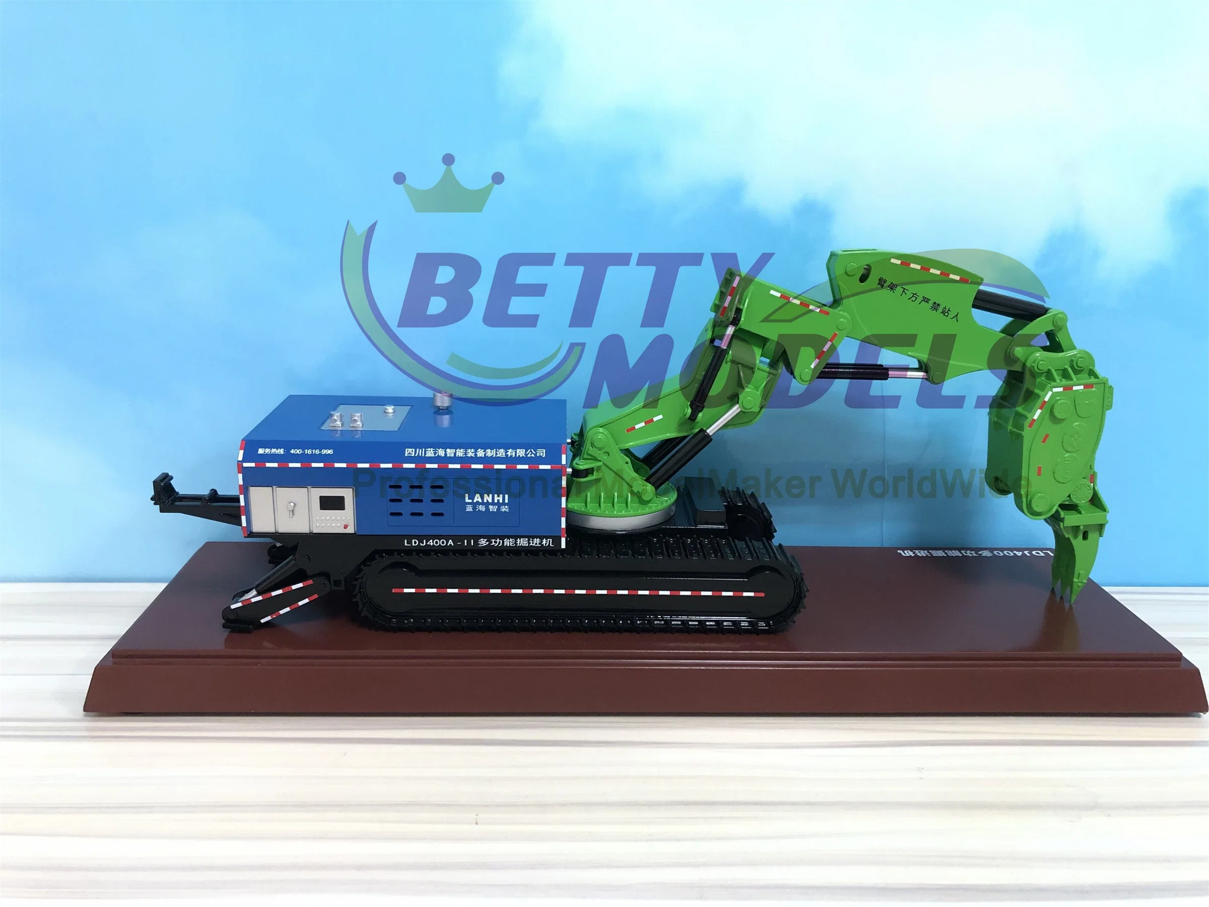 Customized Colour Excavator Vehicle Gift Model