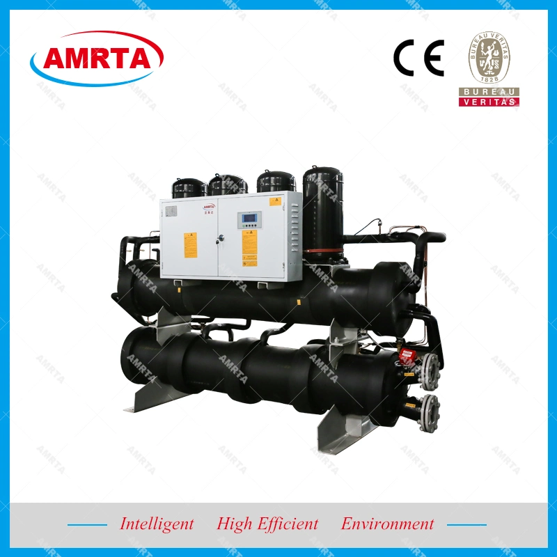 35ton R410A/R407c/R134A scroll refrigerado por agua chiller modular Sistema HVAC