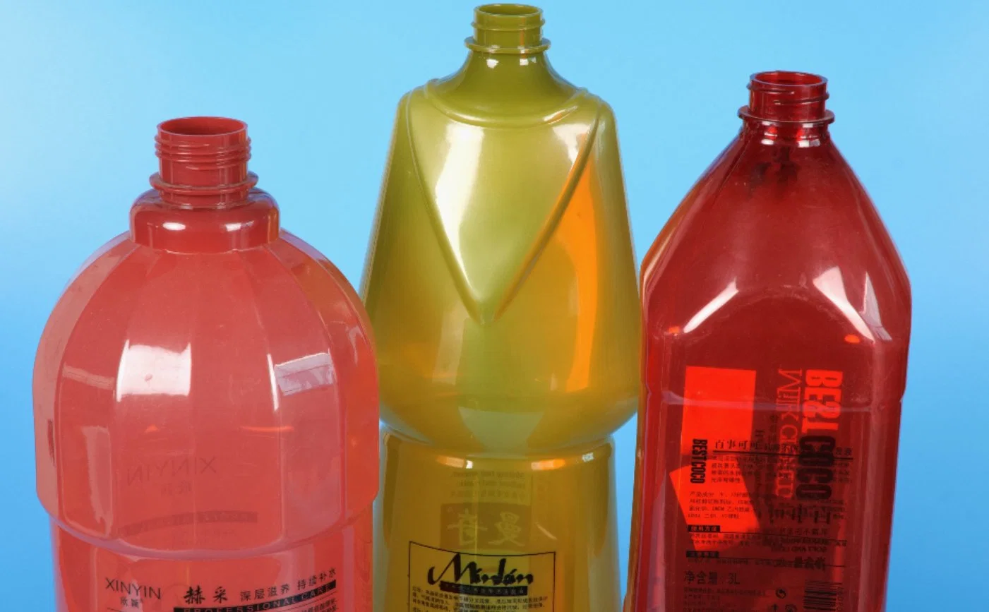 Car Gasoline Engine Oil Fuel Additive Empty Yellow Oil Bottle Packaging Plastic Bottles