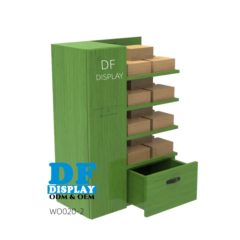 Wo020 Retail Soap Display Soap Rack Cabinet Showcase Box Shelves Soap Stand Craft Booth Display for Store Shop Bathroom