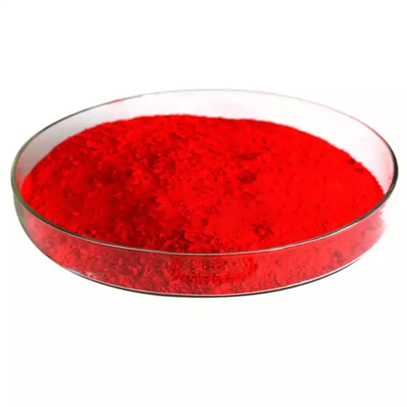 Colorante rojo orgánica para la impresión de envases de cuero