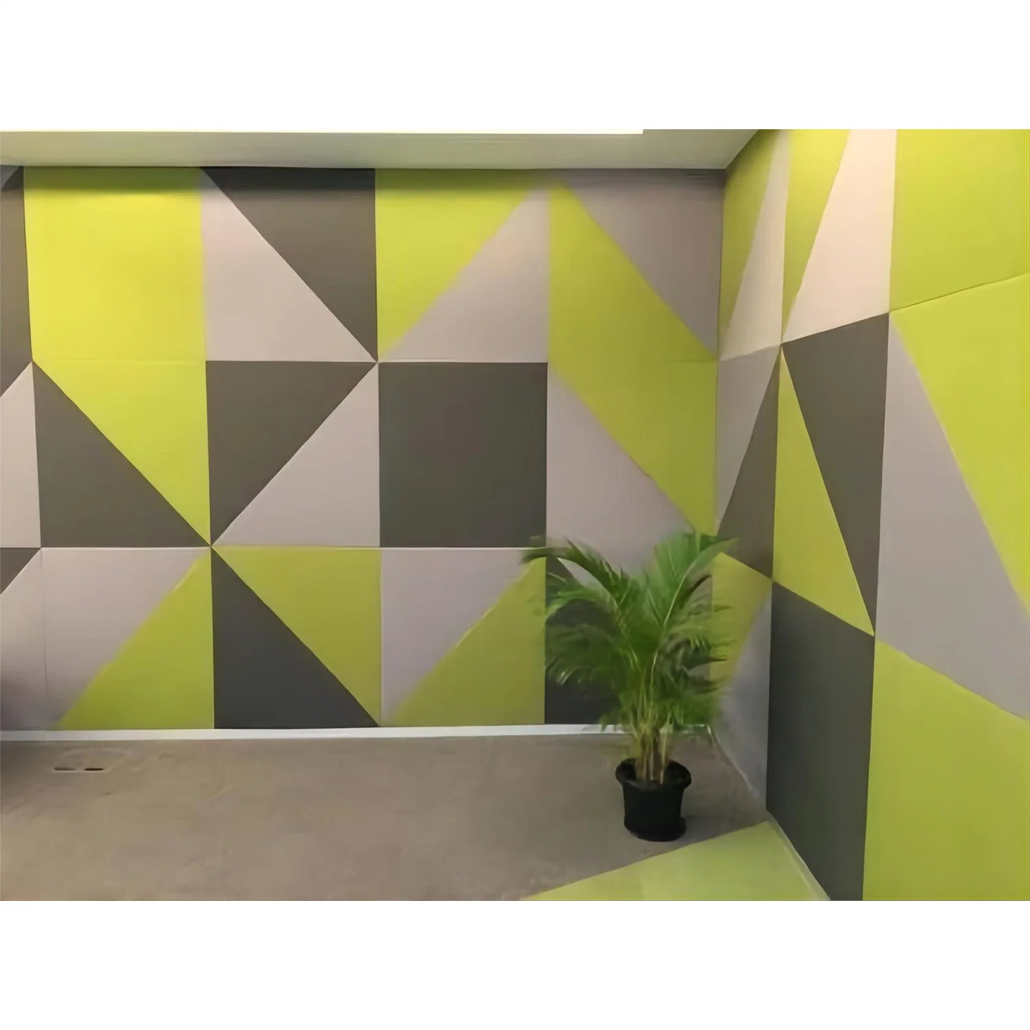 Custom 9mm Thick Decorative Sound Absorbing Panels Polyester Acoustic Wall Panels