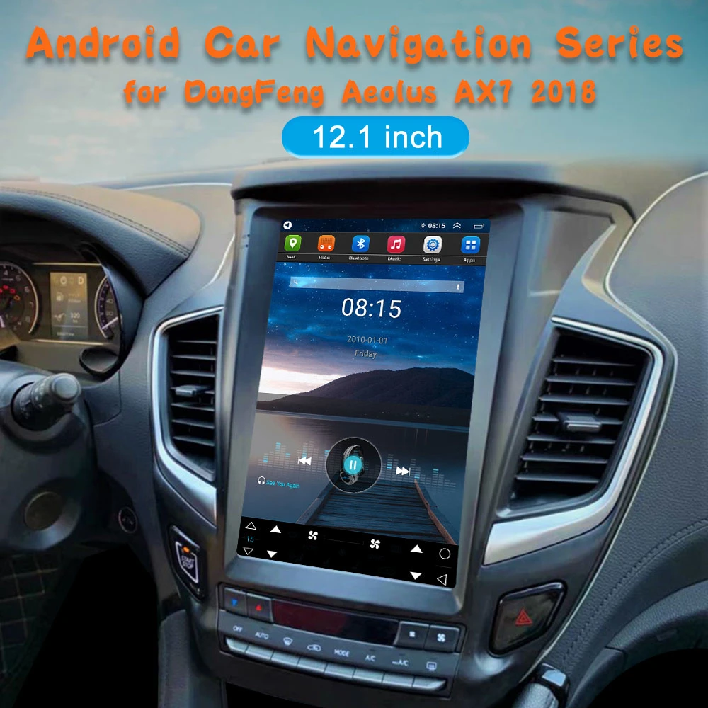 12.1 Inch Car Radio Android Auto Stereo Multimedia Player for Dongfeng Ax7 6+128GB GPS Wireless Car-Play